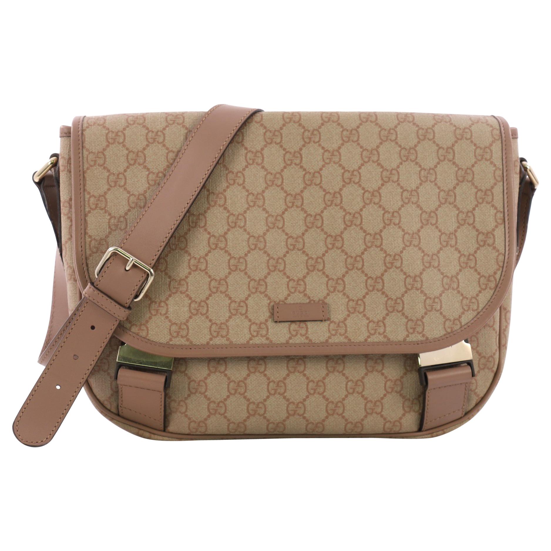 black gucci messenger bag