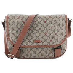 Gucci Messenger Buckle Bag Printed GG Coated Canvas Medium
