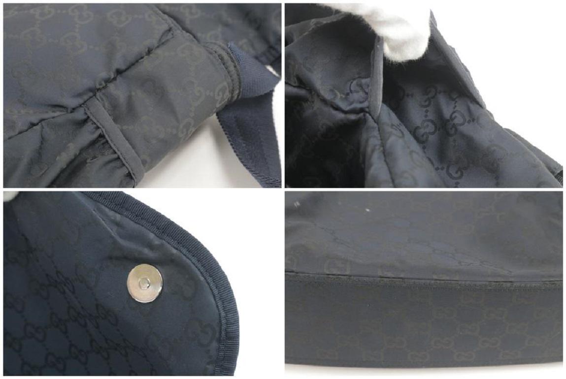 Sac bandoulière Gucci Messenger Diaper en nylon noir 3gk0123 en vente 5