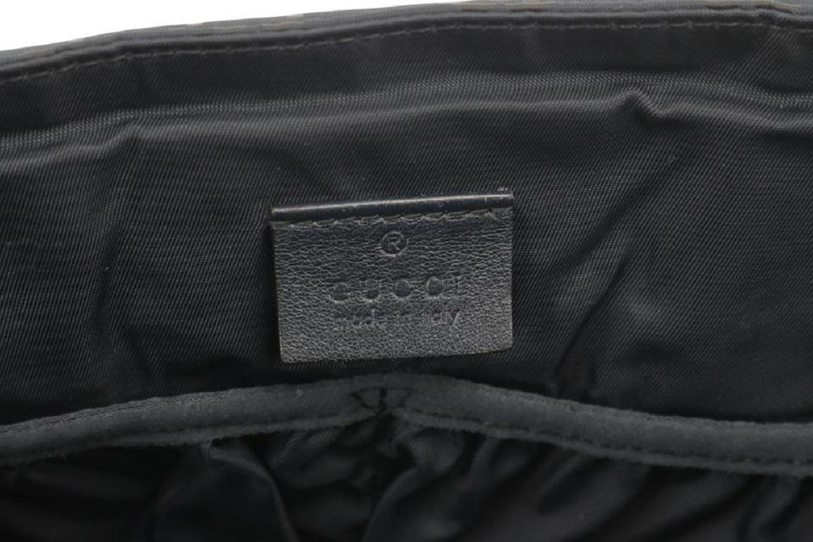 Sac bandoulière Gucci Messenger Diaper en nylon noir 3gk0123 en vente 2