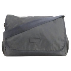 Sac bandoulière Gucci Messenger Diaper en nylon noir 3gk0123