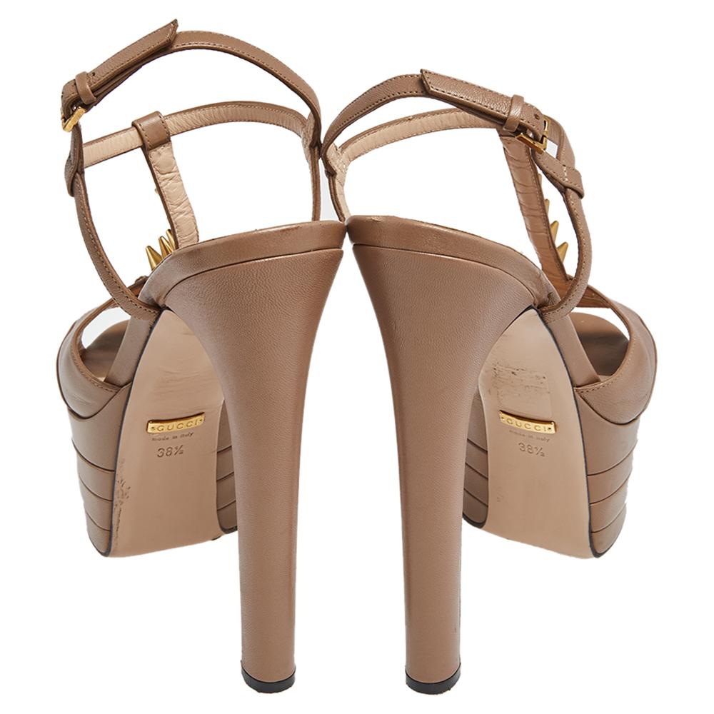 nude gucci sandals