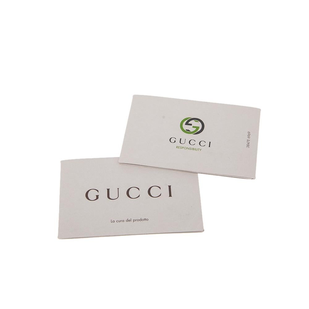 Gucci Metallic Beige Leather Bright Bit Tote 6