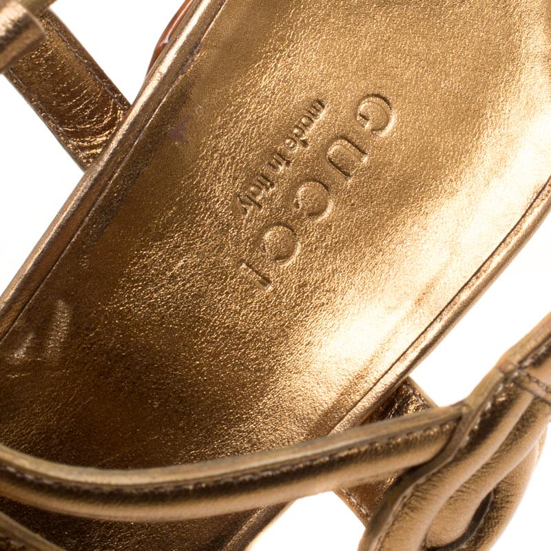 bronze sandals heels