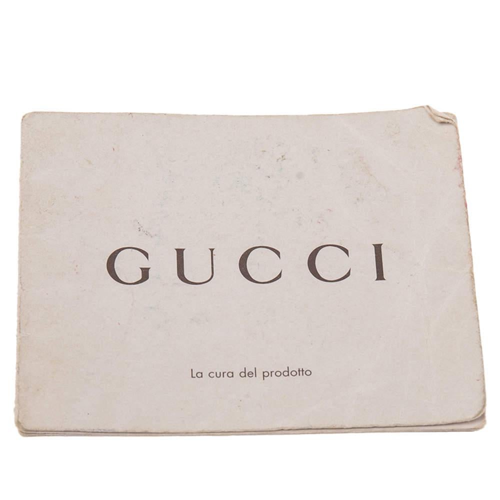 Gucci Metallic Gold Leder Bambus Top Handle Shopper Tote im Angebot 7