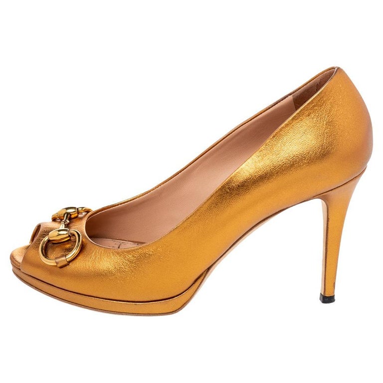 TIPE E TACCHI Womens TT161GOLD Gold Other Materials Heels 