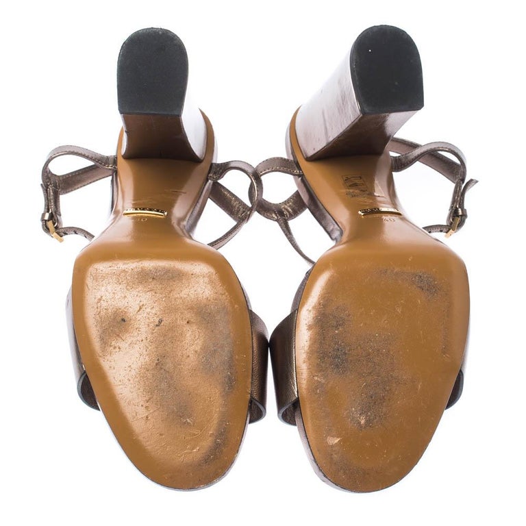 gucci horsebit block heel sandals