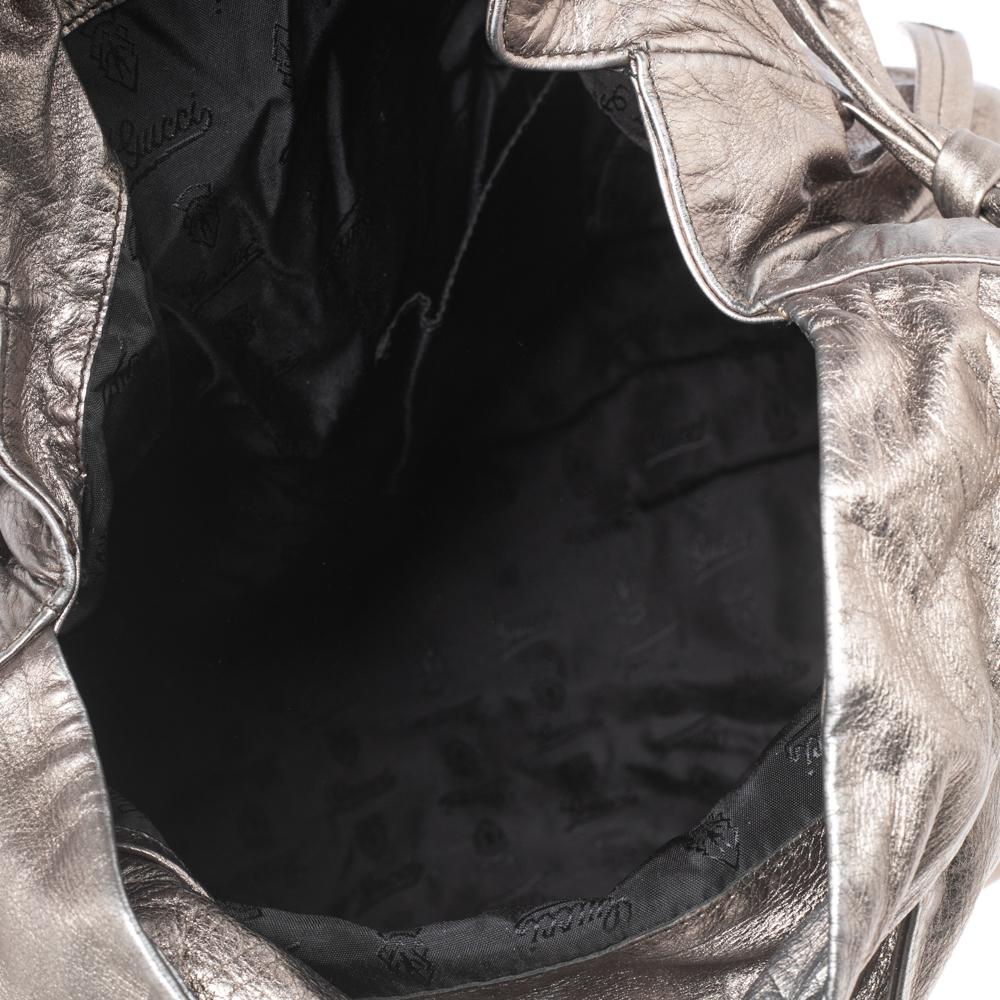 Gucci Metallic Leather Hysteria Shoulder Bag 2