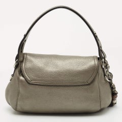 Hobo Gucci in pelle metallizzata Techno Horsebit
