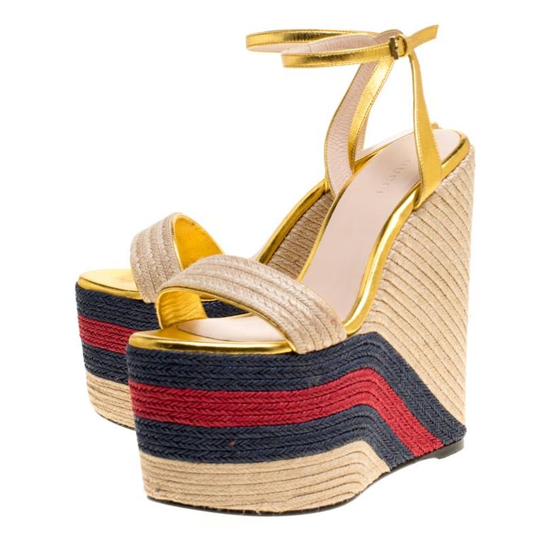 espadrille wedges gucci
