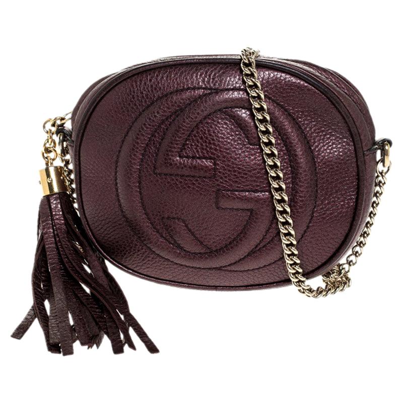 gucci disco chain bag