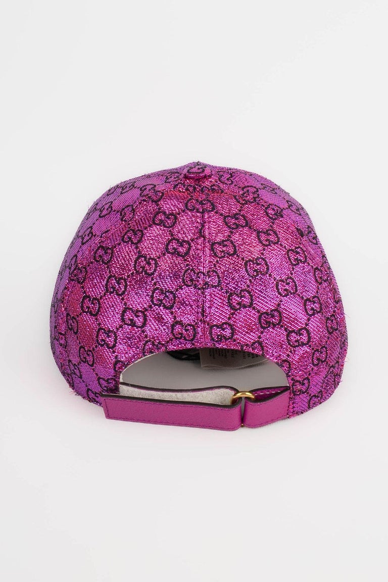 Gucci Metallic Pink Cap M For Sale at 1stDibs