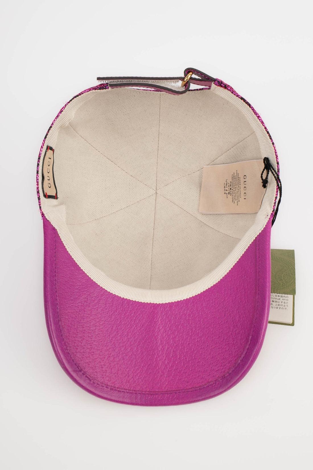 Gucci Cappello Rosa Metallizzato A&M in vendita 3