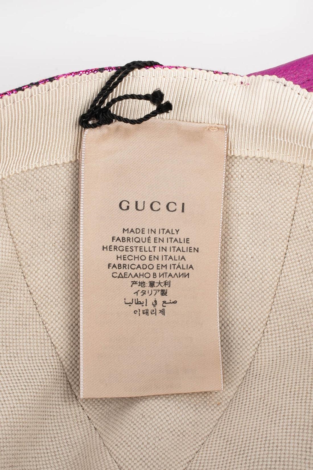 Gucci Cappello Rosa Metallizzato A&M in vendita 5