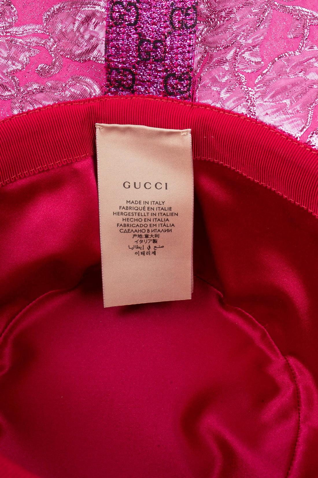 Gucci Metallic Pink Hat 5