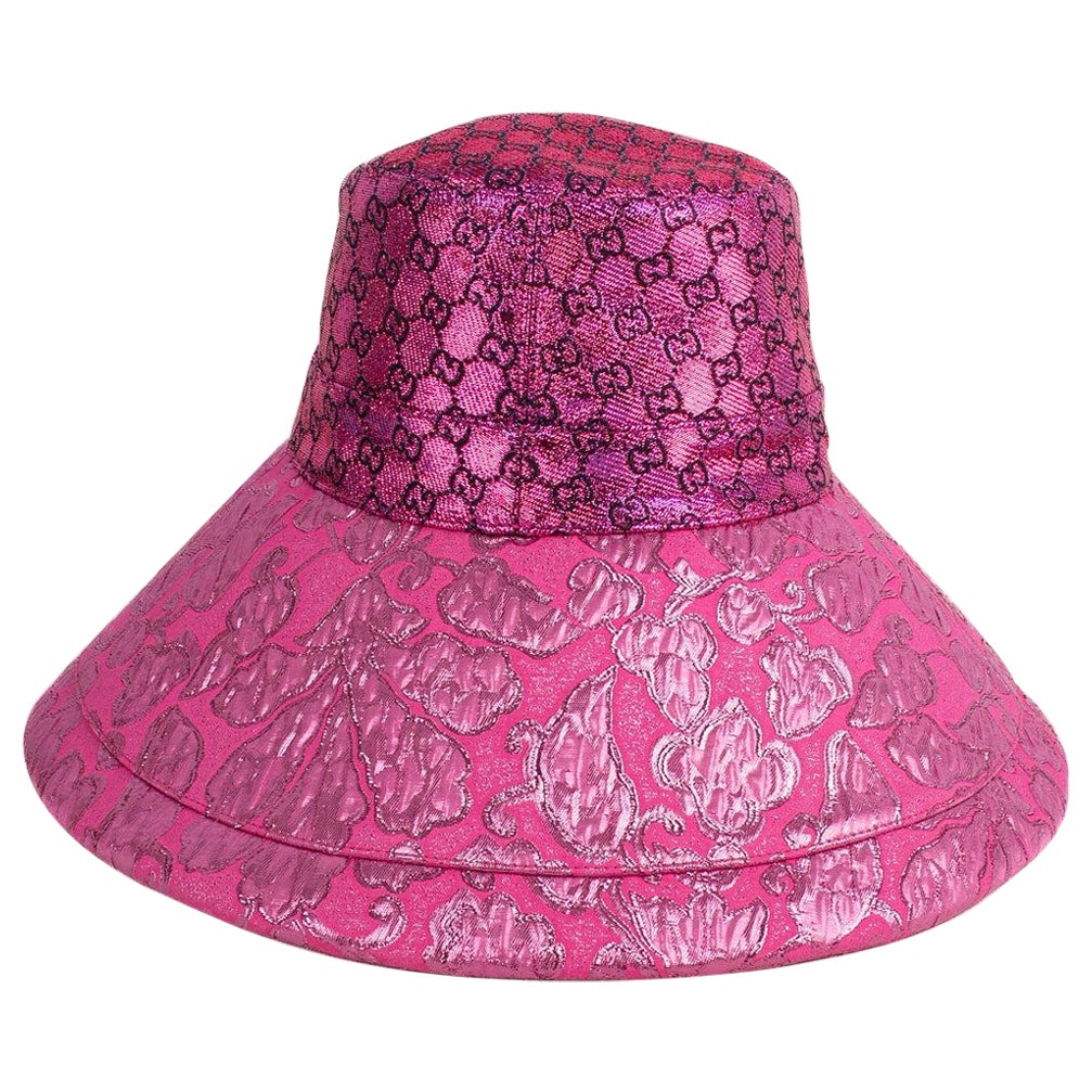 Gucci Metallic Rosa Hut in Rosa