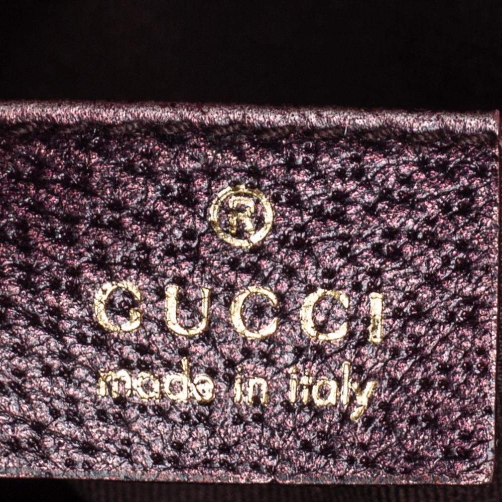 Gucci Metallic Purple/Beige GG Limited Edition Tom Ford Dragon Shoulder Bag 6