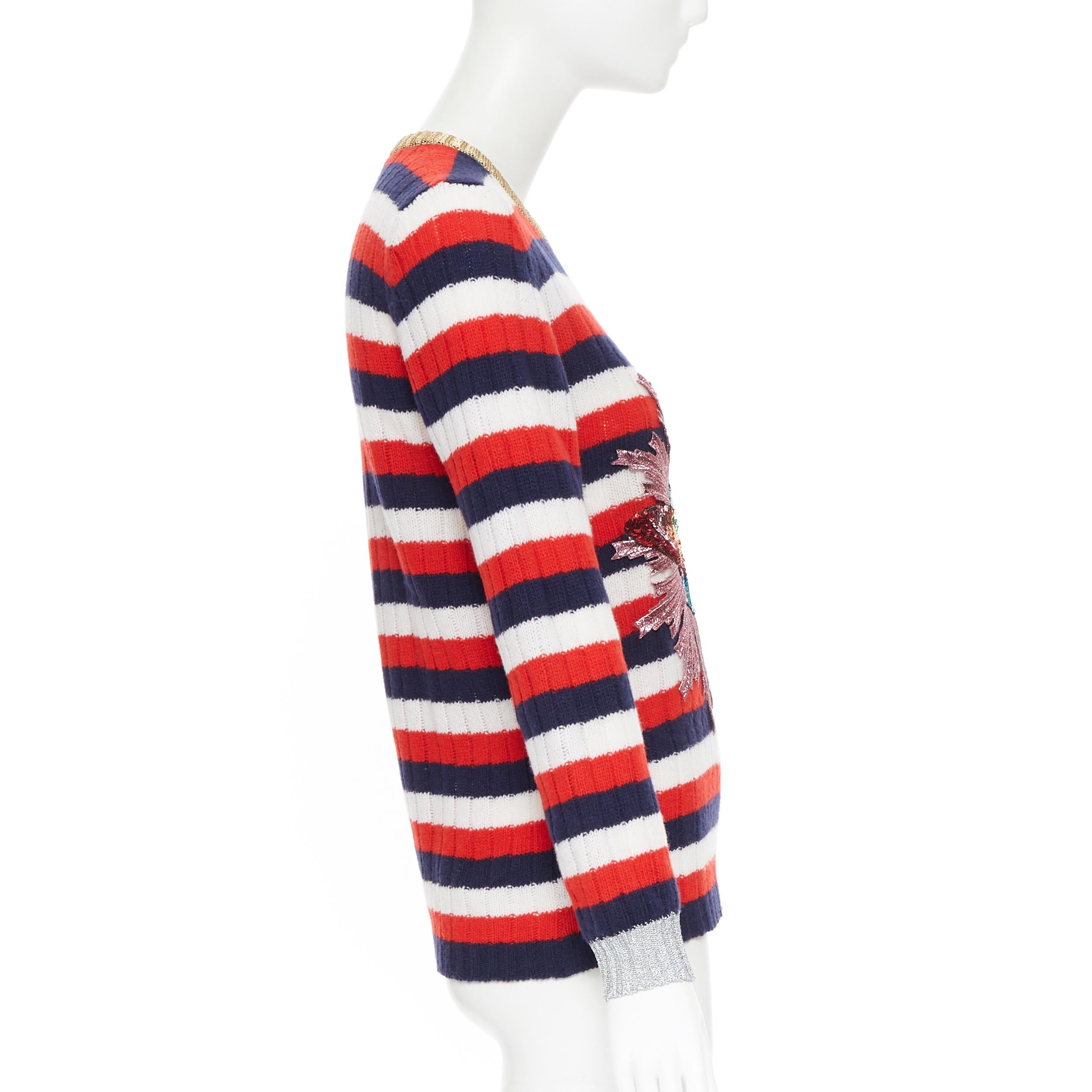 red and white striped sweater
