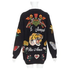 GUCCI Michele L’avengle Par Amour Wool Cardigan S