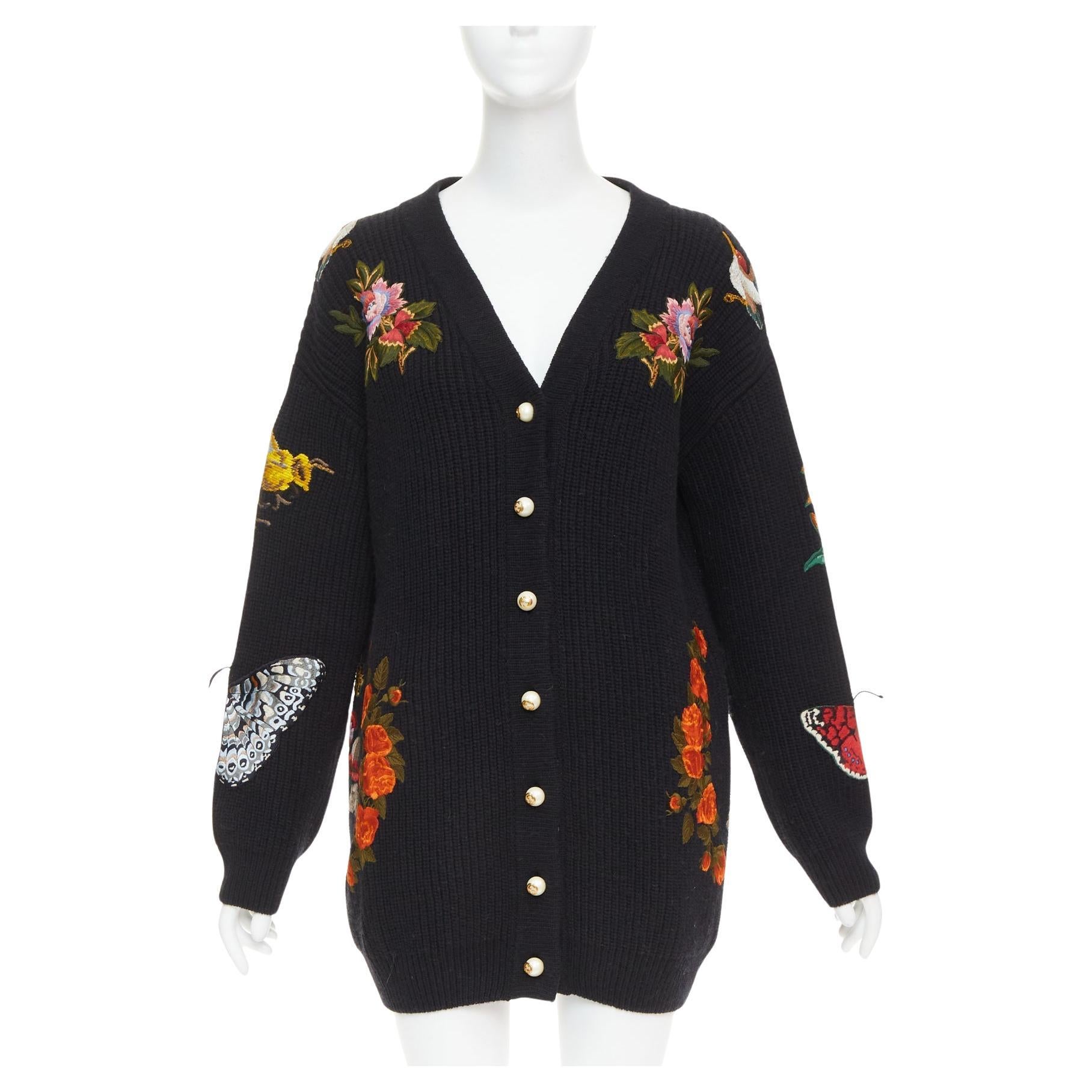 GUCCI Michele L’avengle Par Amour Wool Cardigan S