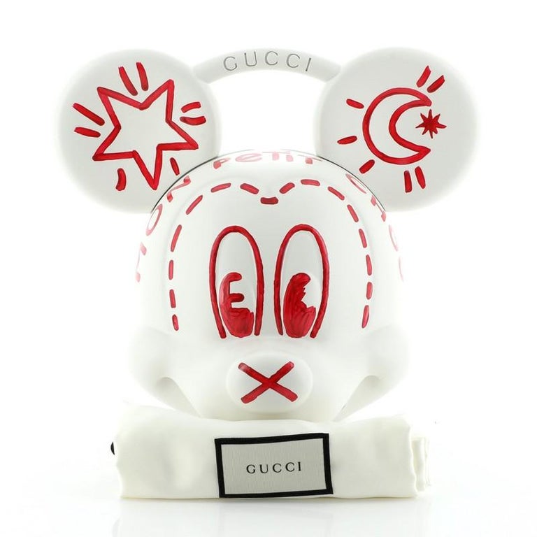 Gucci Disney Mickey Mouse 3DPrinted Plastic Bag, Drops
