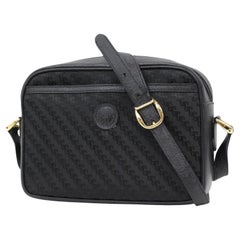 Gucci Micro Gg Monogramm Cross Body 234567 Schwarze Messenger Bag