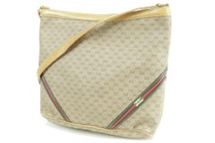 Gucci Micro Gg Monogram Sherry Web 2gk1230 Brown Cross Body Bag