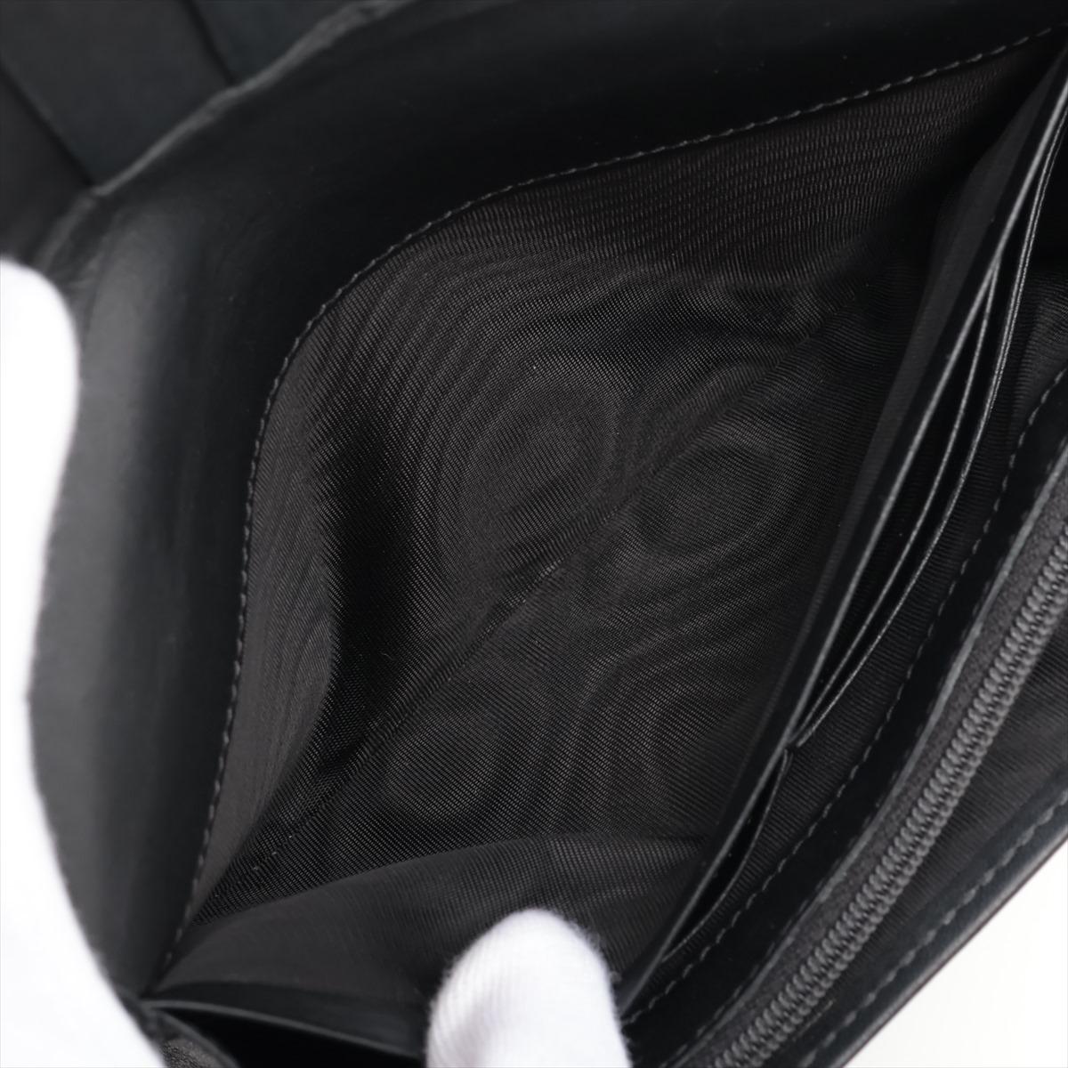 Gucci Micro Guccissima Leather Long Wallet Black 1