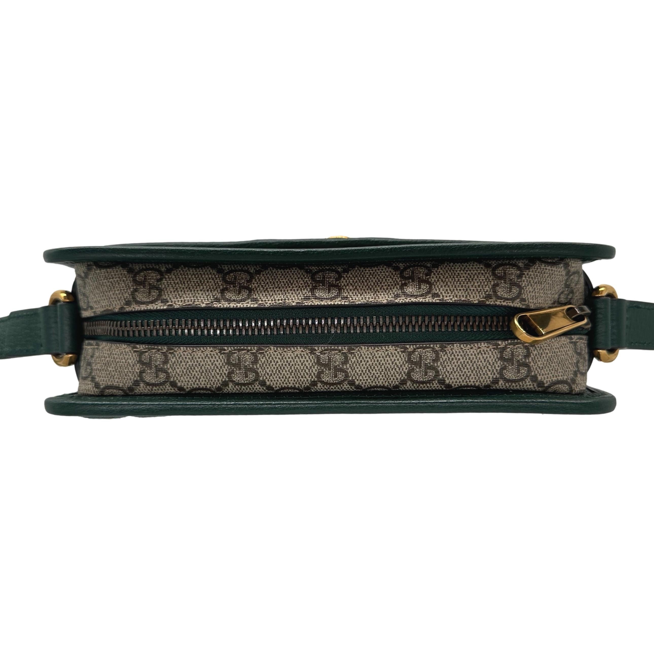 Gucci Microguccisima GG Canvas Pattern Unisex Crossbody Shoulder Bag, 2023. For Sale 1