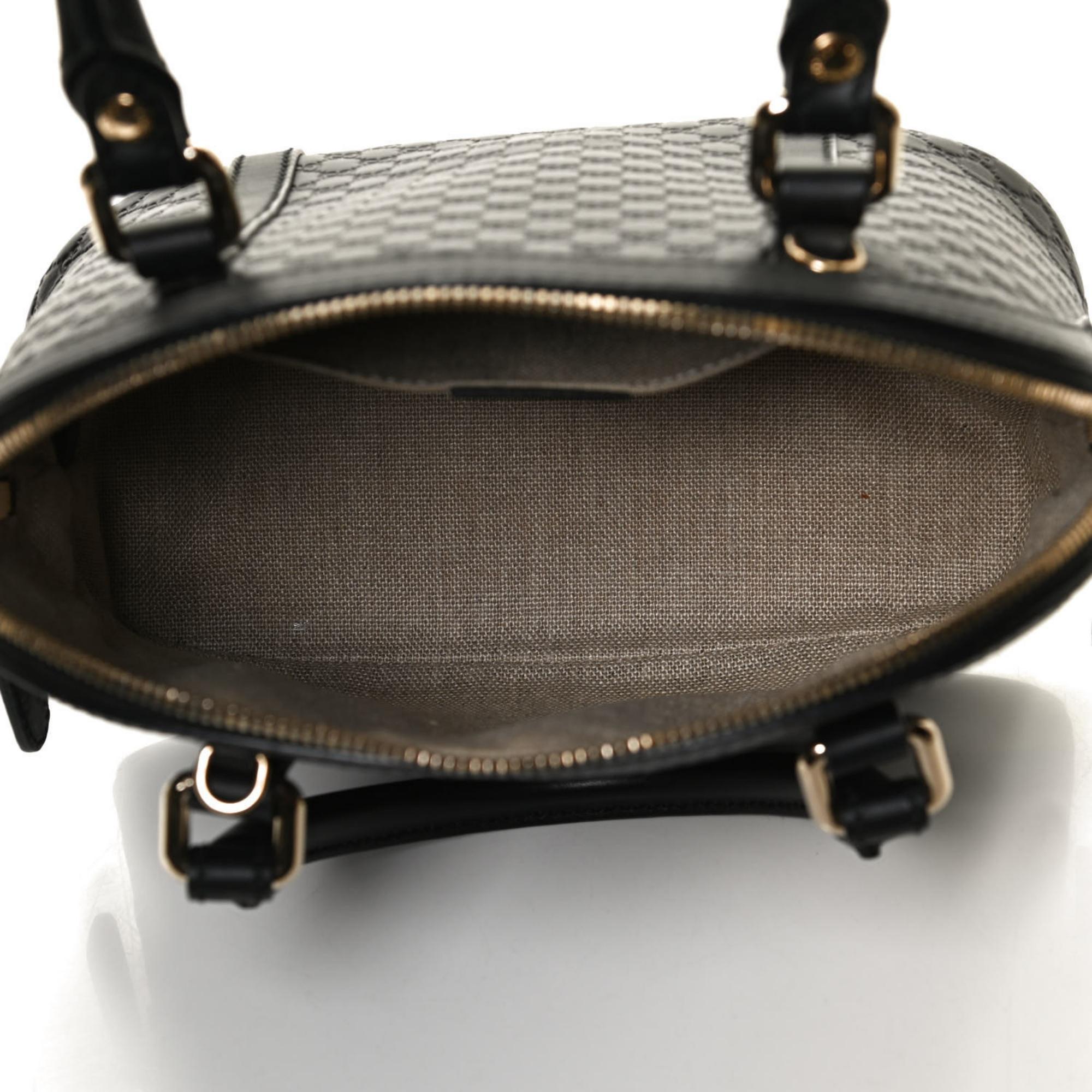 Gucci Microguccissima Black Mini Dome Bag (449654) For Sale 1