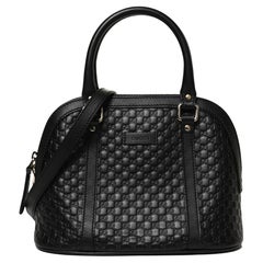 Gucci Microguccissima Black Mini Dome Bag (449664)