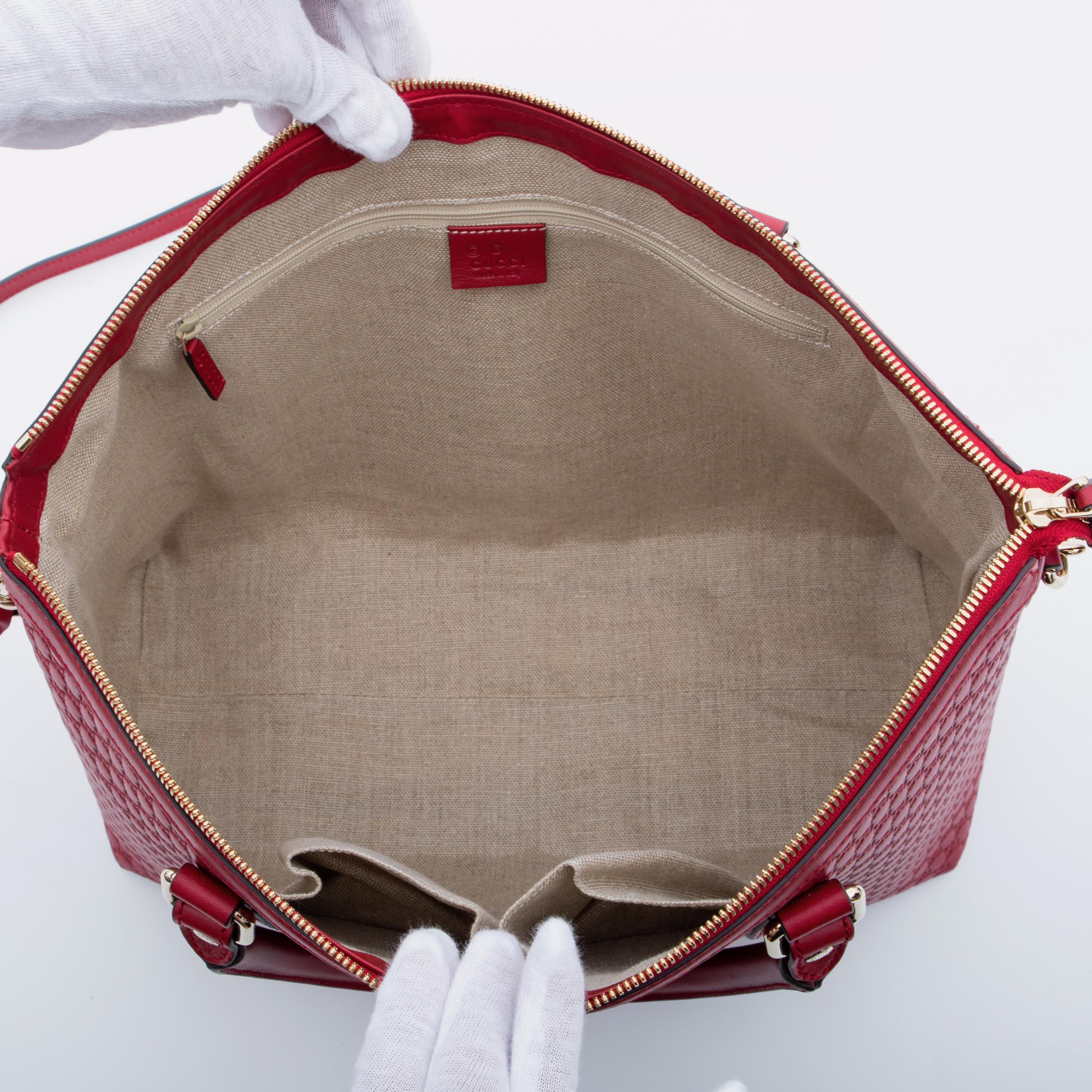 Gucci Microguccissima Margaux Satchel Tote Bag (449655) für Damen oder Herren im Angebot