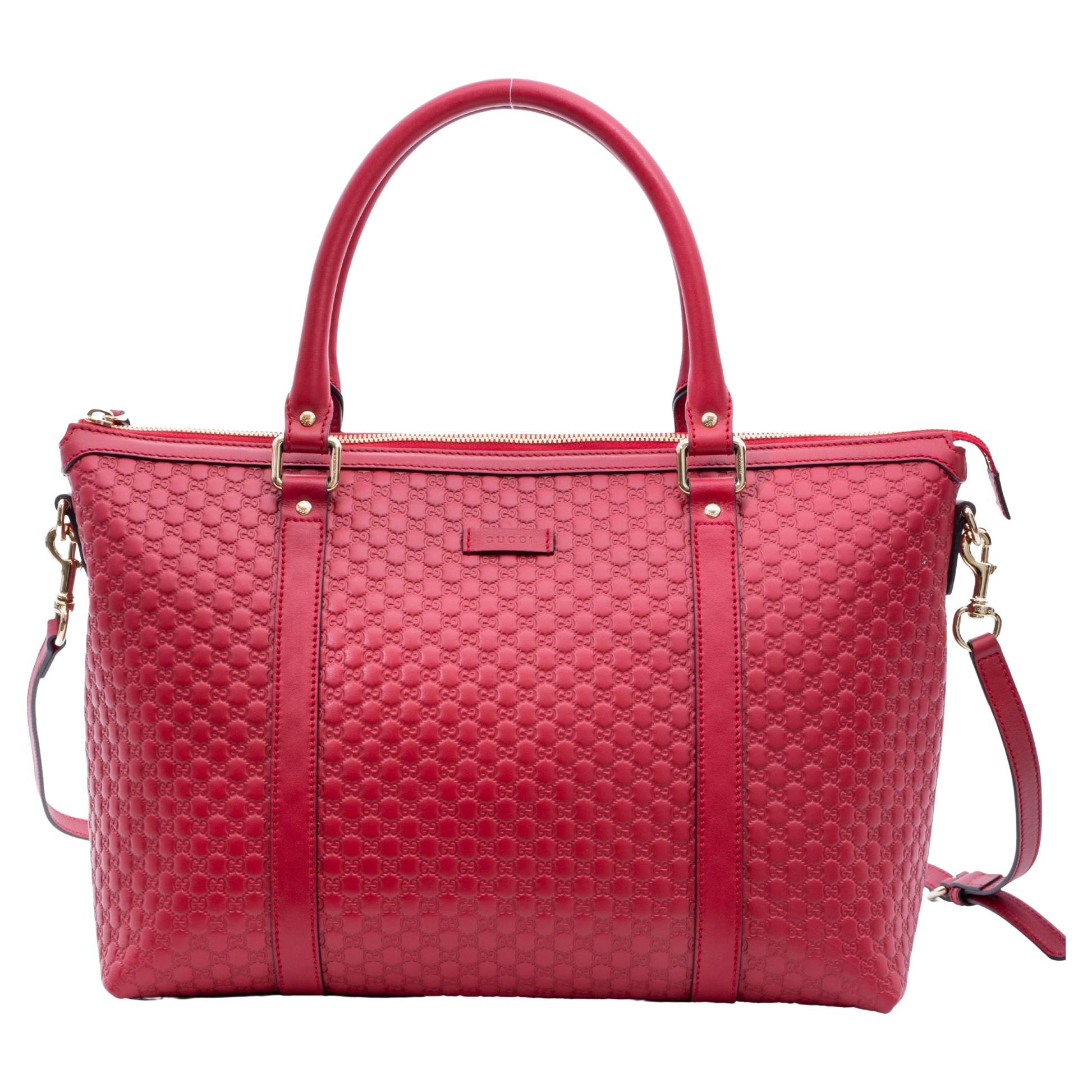 Gucci Microguccissima Margaux Satchel Tote Bag (449655) im Angebot