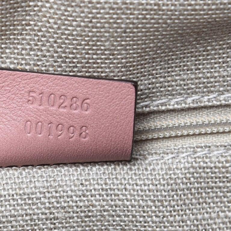 Beige Gucci Microguccissima Small Crossbody Bag - Pink
