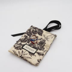 Gucci Milano Vintage Red and Blue Enamel Ring in Solid .925 Sterling Silver