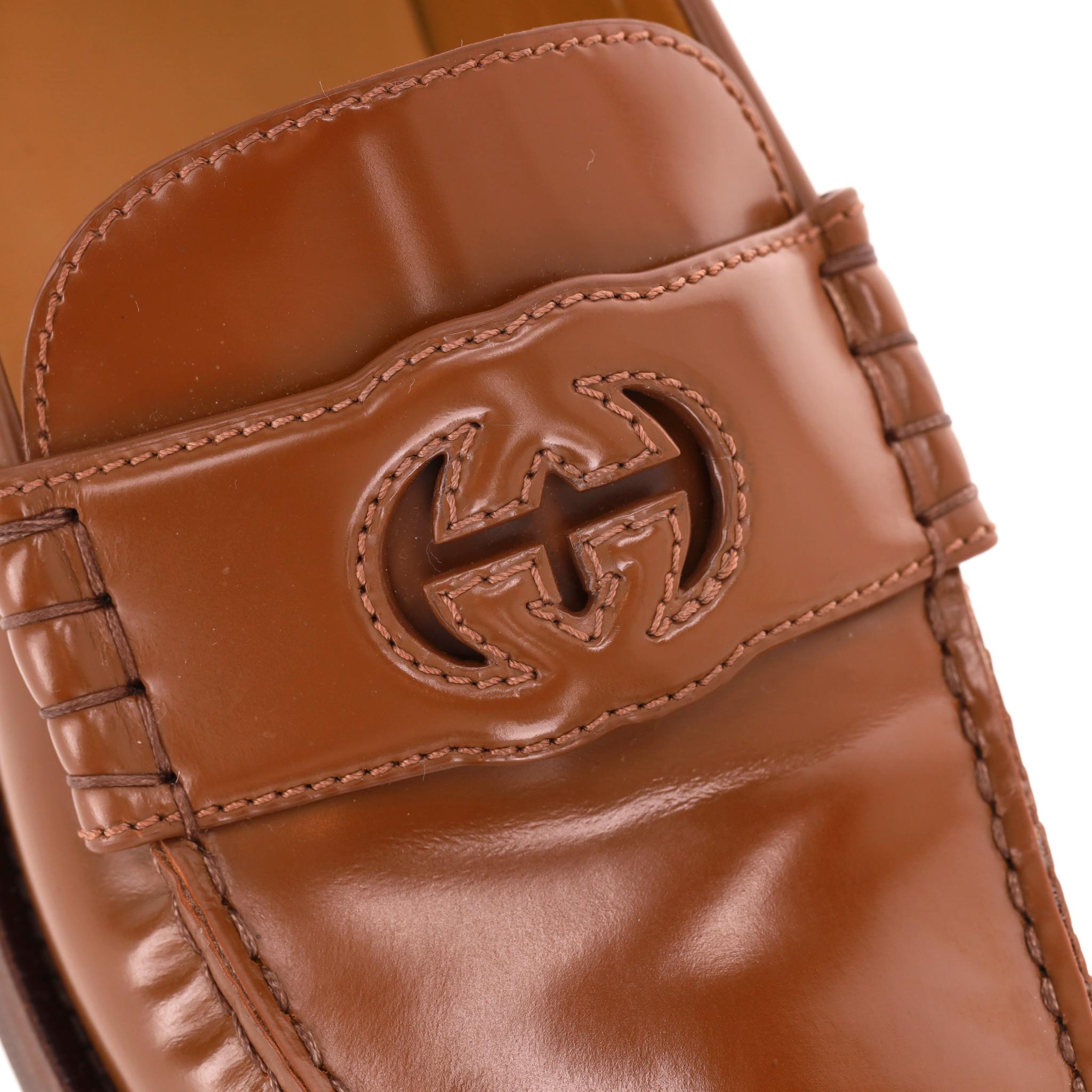 Mocasines Gucci Millennial Ribot Recorte Logo GG Piel en venta 2