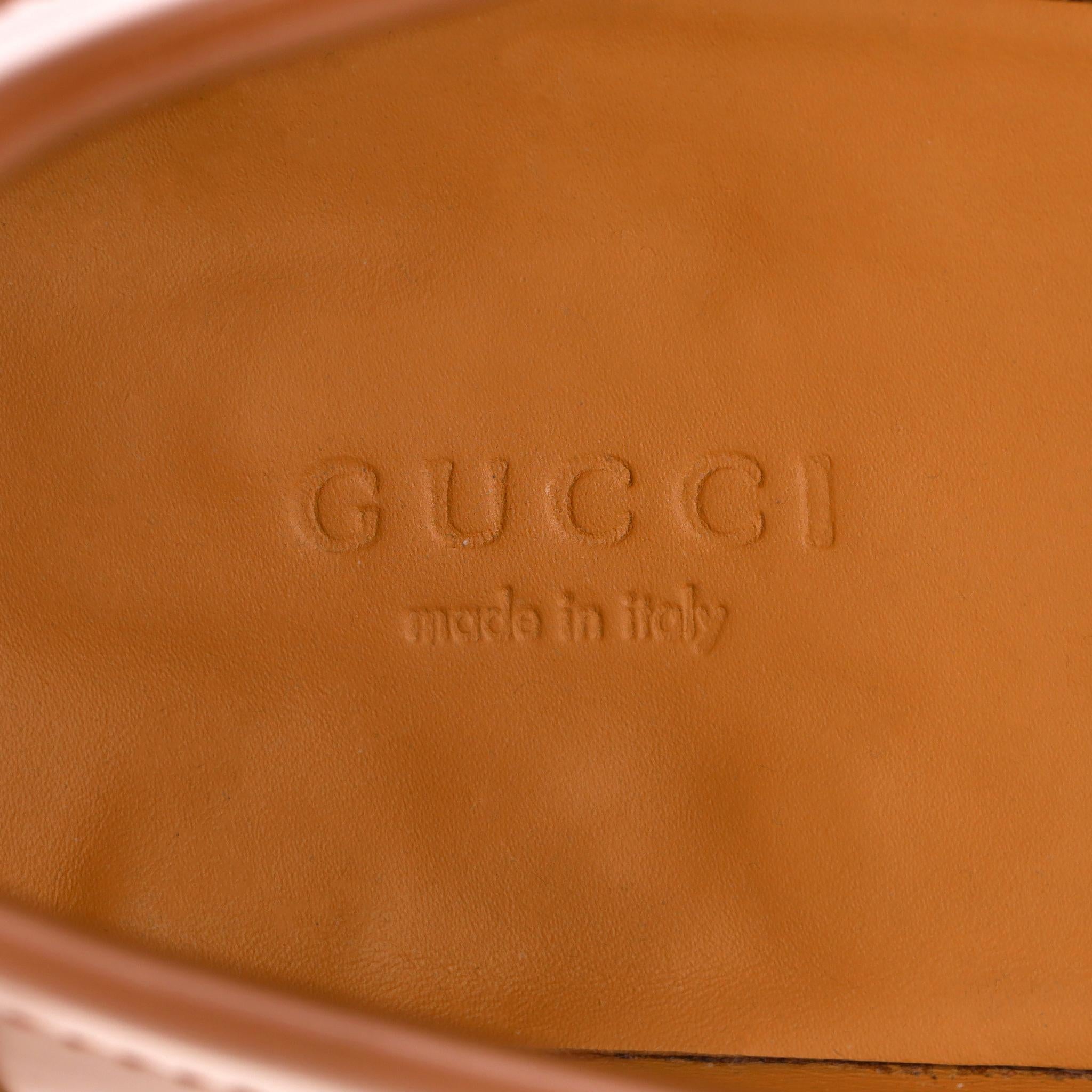 Mocasines Gucci Millennial Ribot Recorte Logo GG Piel en venta 3