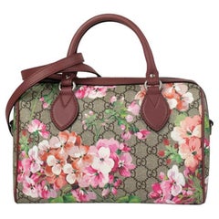GUCCI, Mini Boston in pink canvas