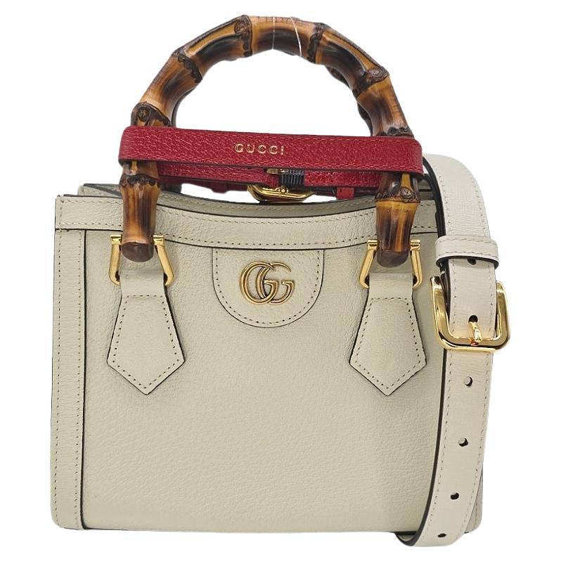 Gucci Mini Diana Bamboo Top Handle Tote