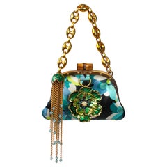 Gucci Mini Embellished Silk Floral Bag S/S 2006