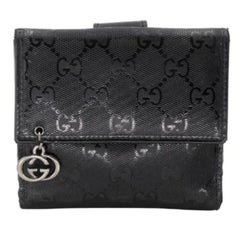 Gucci Mini Flap Canvas GG Coated French Wallet GG-0317N-0069