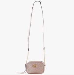 Gucci Mini GG Marmont Matelasse Leather Crossbody Bag - '20s
