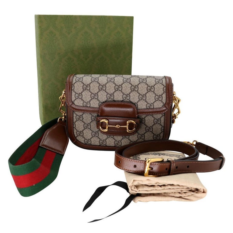 Pu Leather Adjustable Gucci Sling Bag, For Office, Size: H-5.5inch
