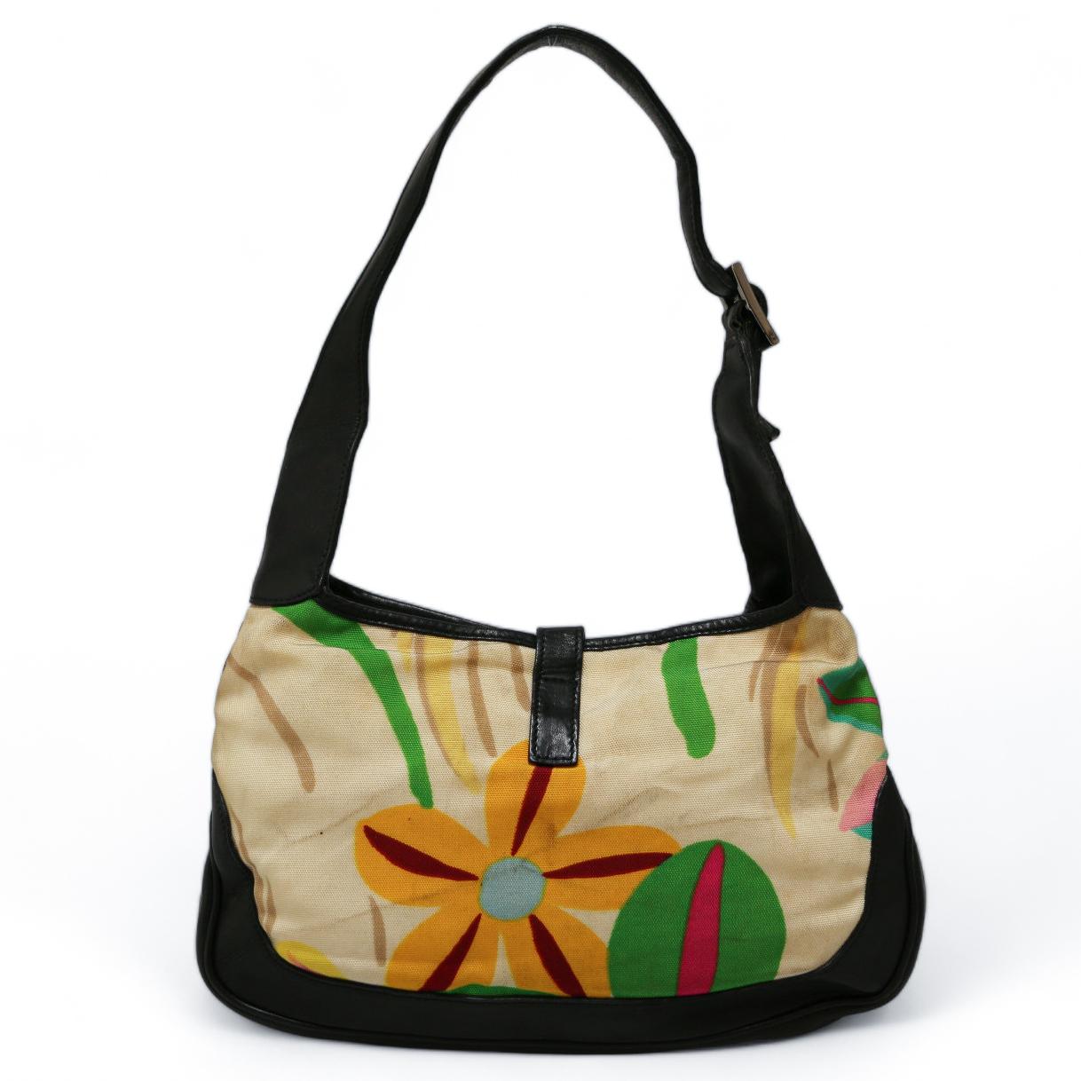 Gucci Mini Jackie Flowery Print In Good Condition In Paris, FR