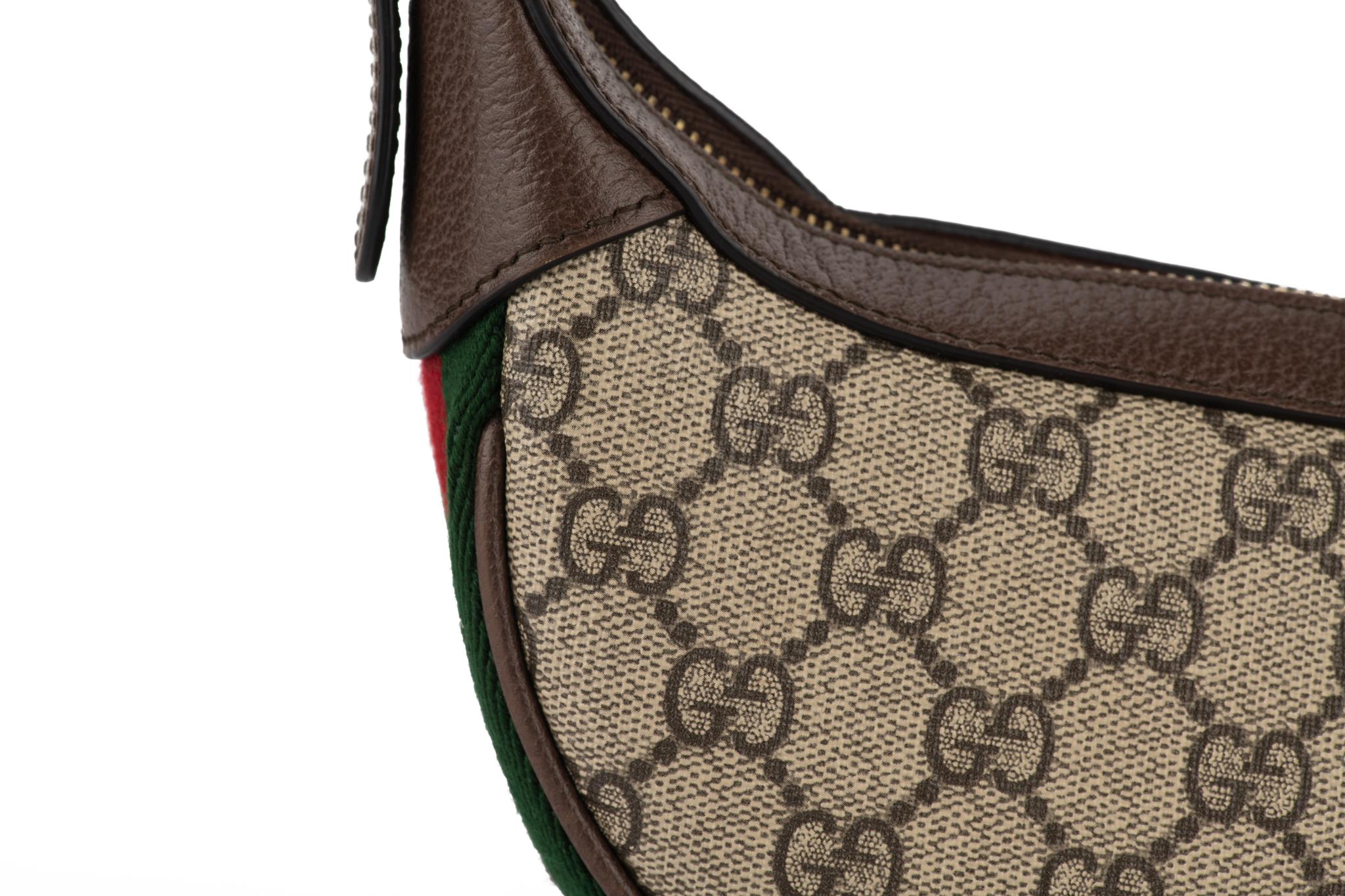 Gucci Mini Ophidia Classic GG Print Tasche im Angebot 5