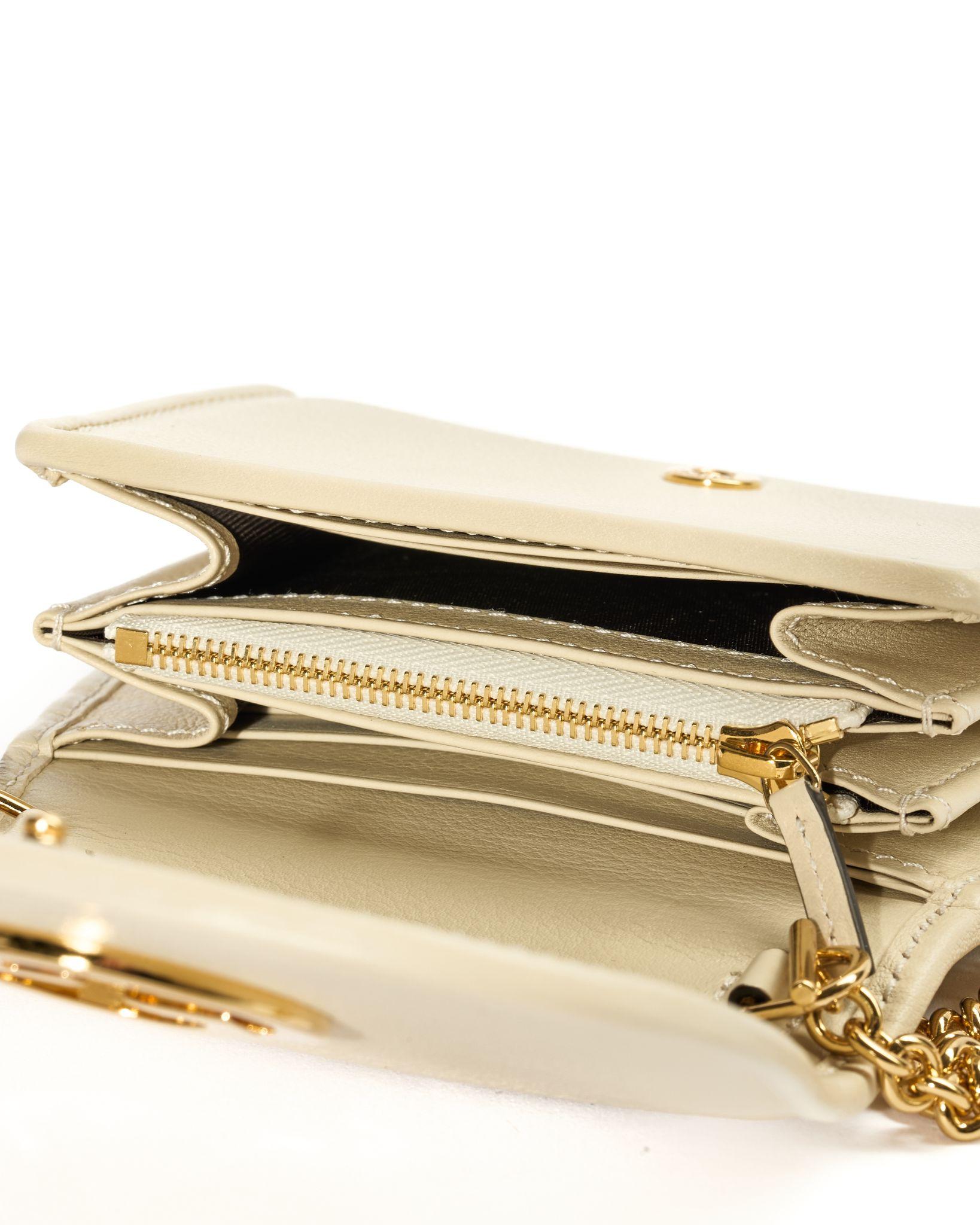 Gucci Mini Wallet Blondie Chain Bianco in vendita 6