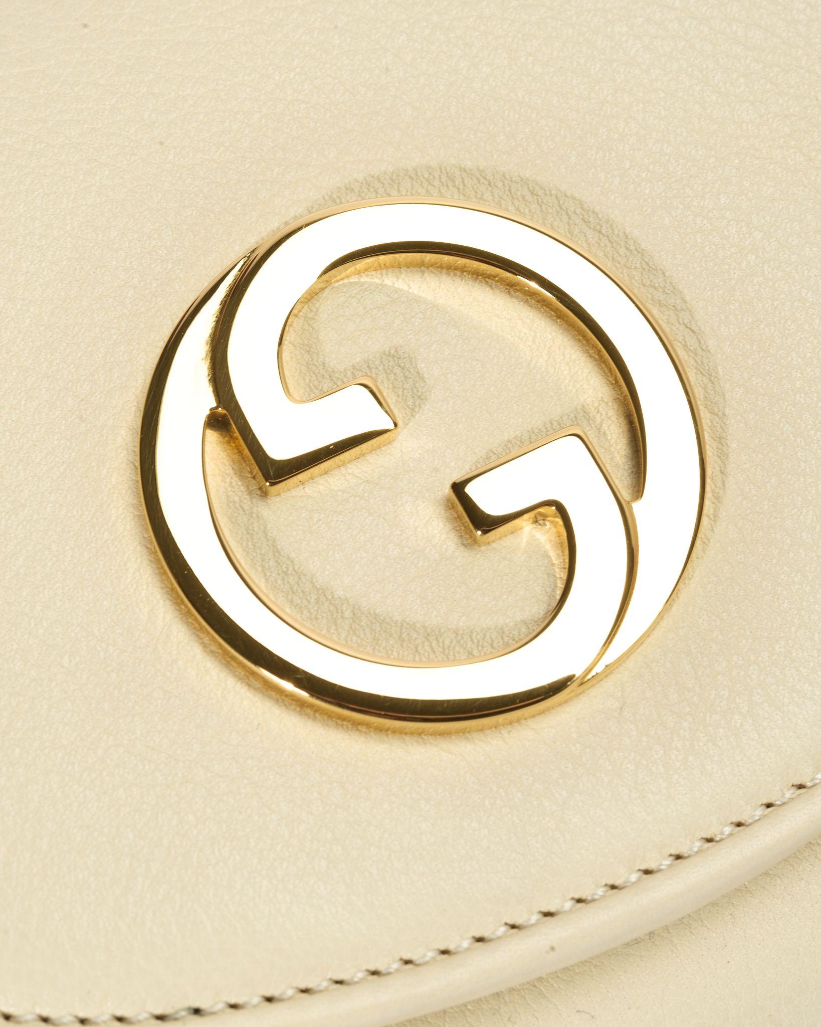 Gucci Mini Wallet Blondie Chain Bianco in vendita 9