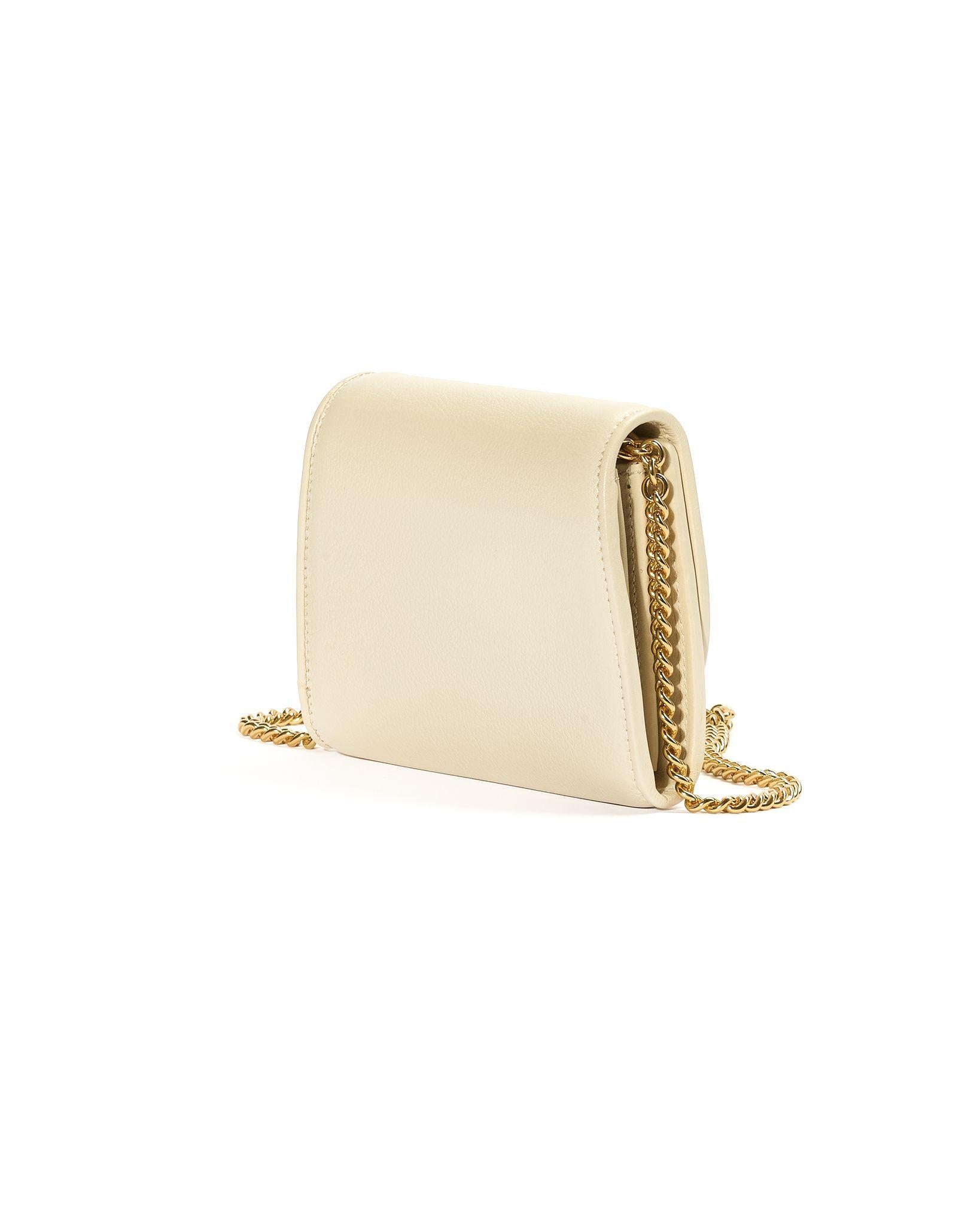 Donna Gucci Mini Wallet Blondie Chain Bianco in vendita