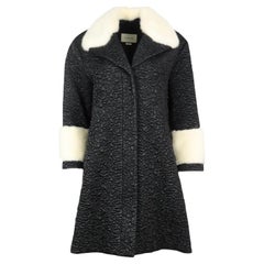 Gucci Mink Fur Trimmed Quilted Shell Coat It 40 Uk 8