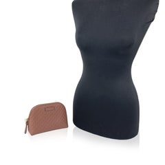 Gucci Mint Pink Micro Guccissima Leather Pouch Cosmetic Bag